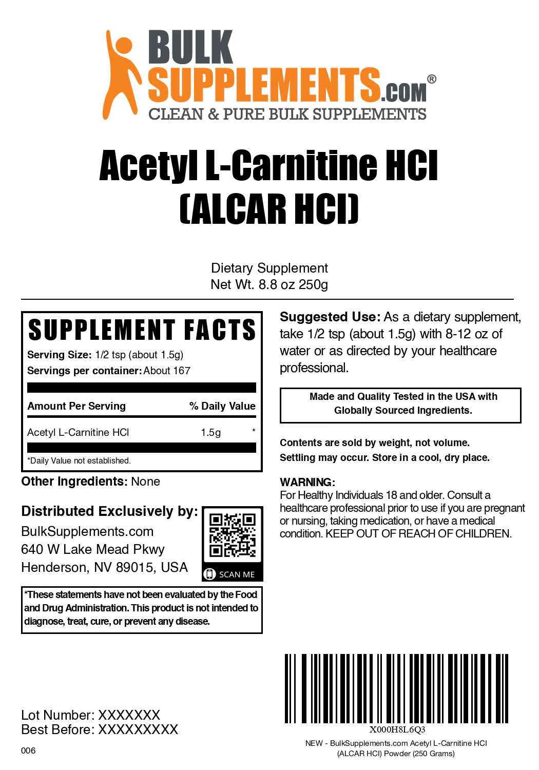 Acetyl L-Carnitine HCl Powder - Image 6
