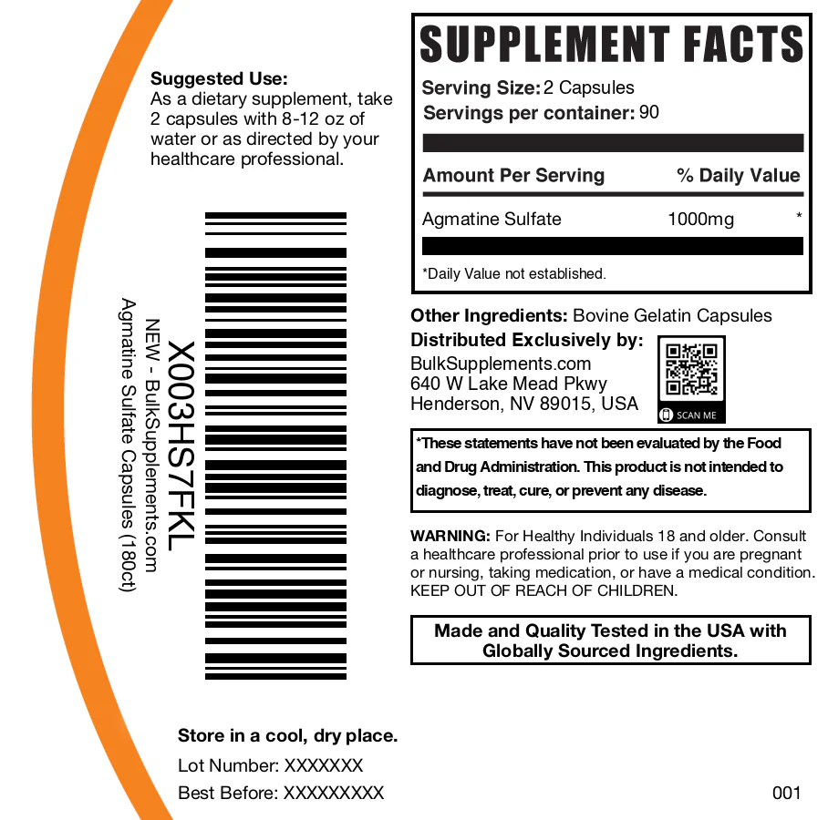 Agmatine Sulfate Capsules - Image 6