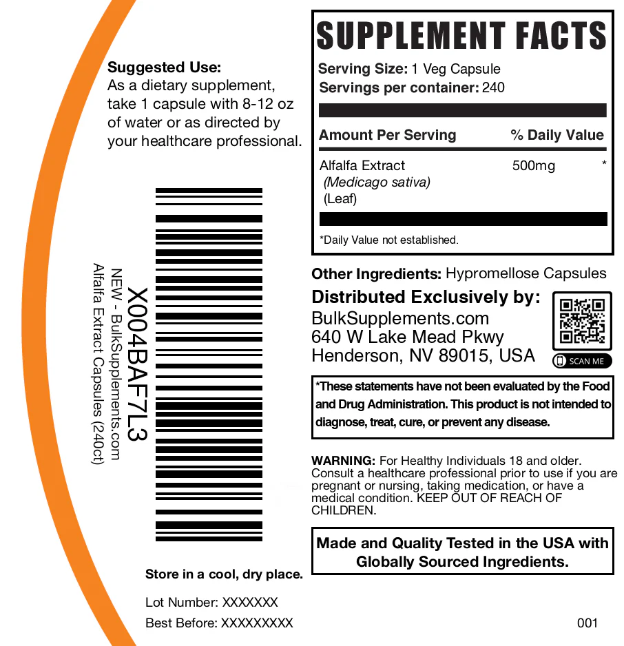 Alfalfa Extract Capsules - Image 6