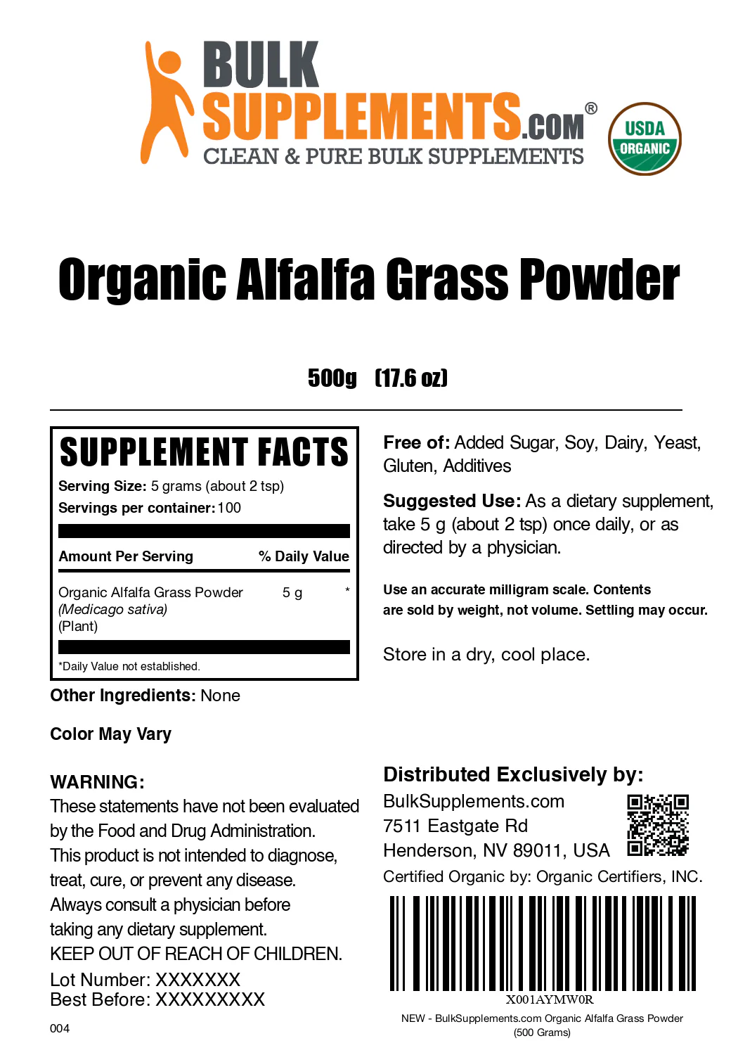 Organic Alfalfa Grass Powder - Image 6