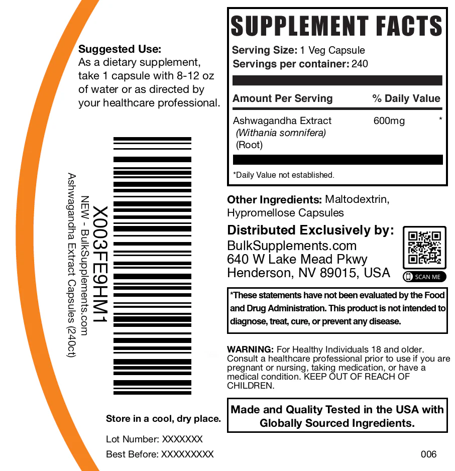 Ashwagandha Extract Capsules - Image 6