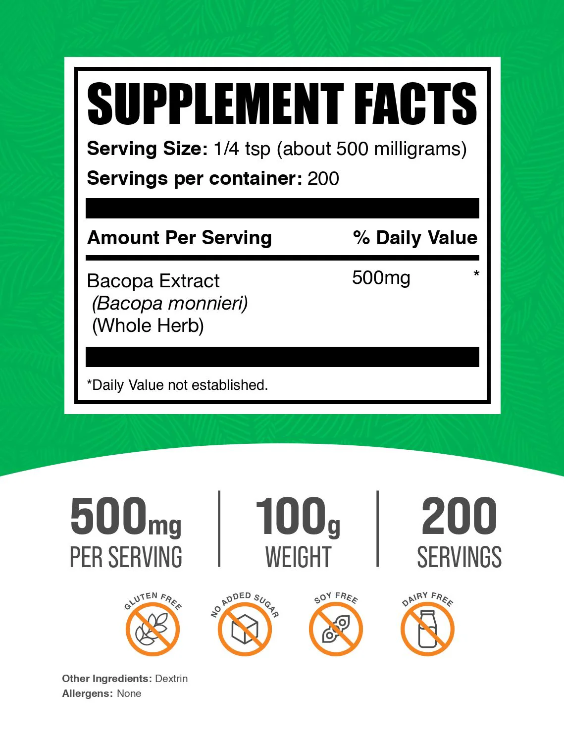 Bacopa Extract Powder - Image 2