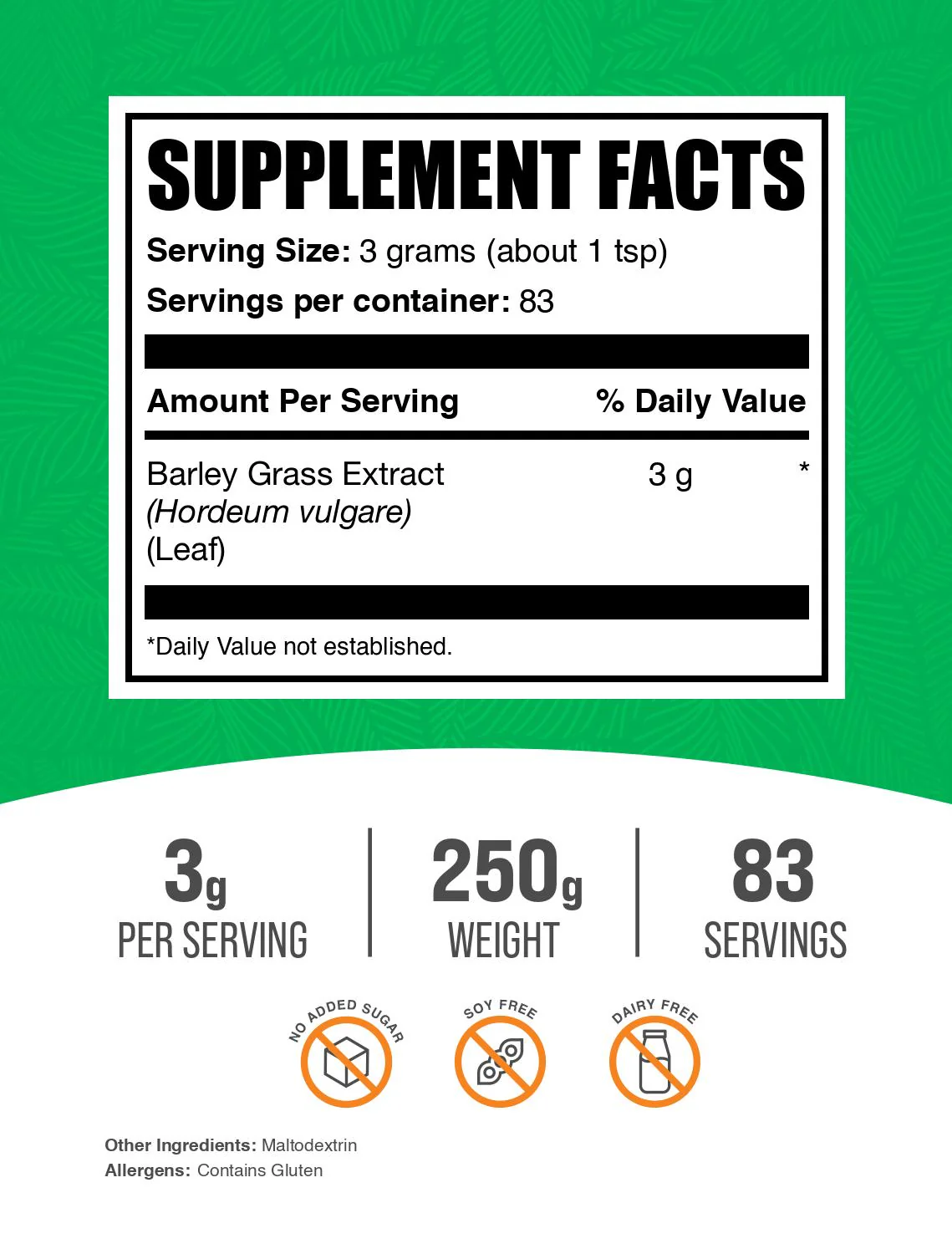 Barley Grass Extract Powder - Image 2