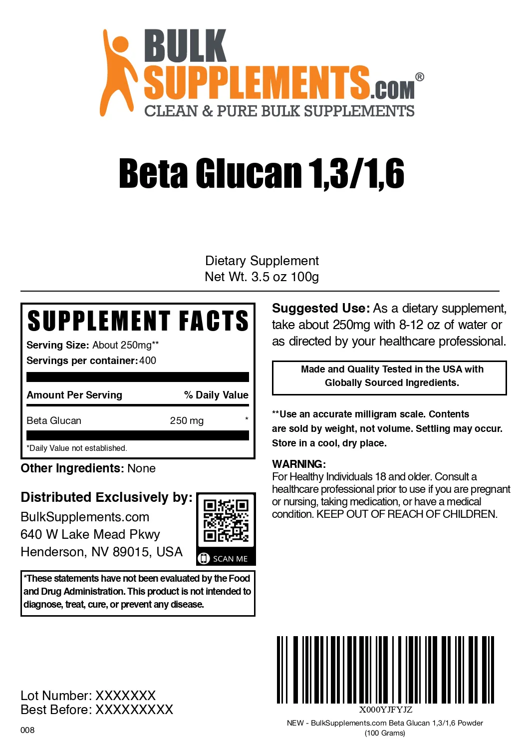 Beta Glucan 1,3/1,6 Powder - Image 7