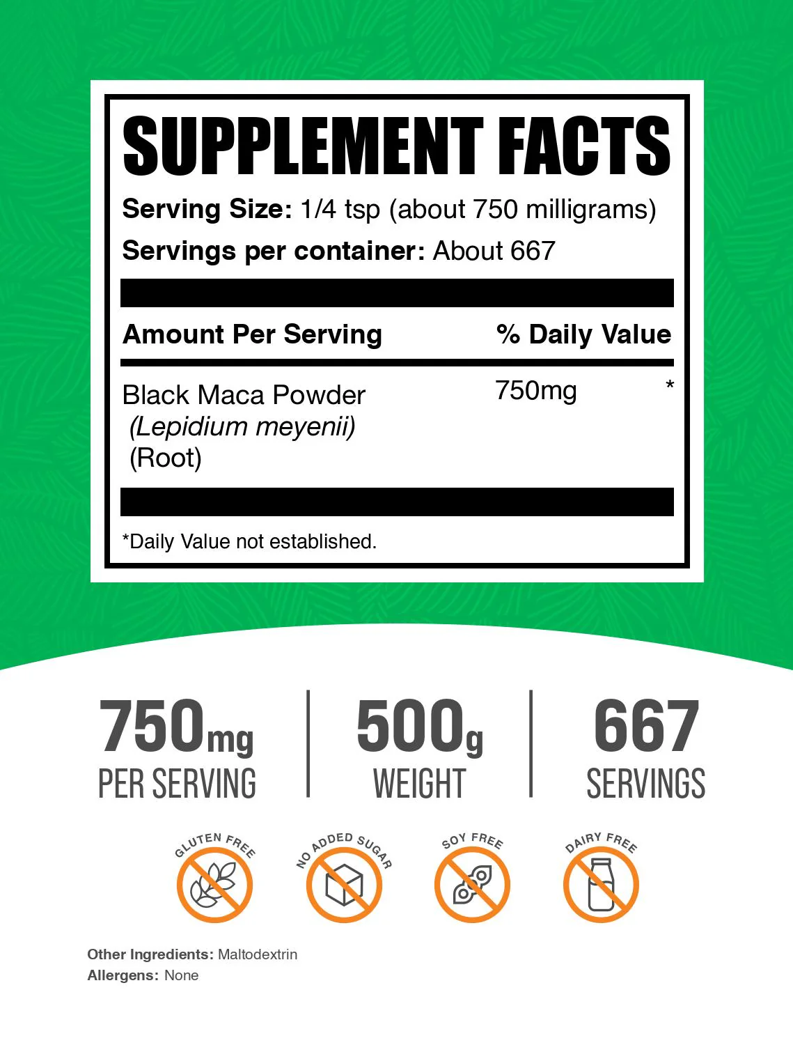 Black Maca Powder - Image 2