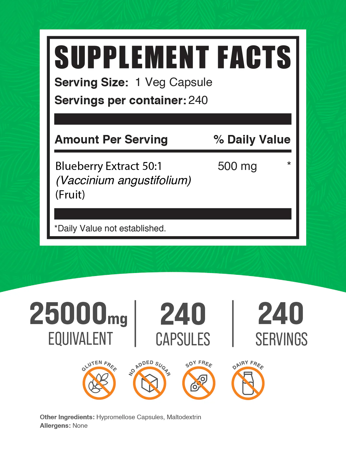 Blueberry Extract Capsules - Image 2