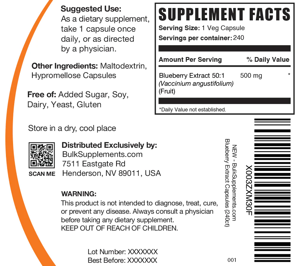Blueberry Extract Capsules - Image 6