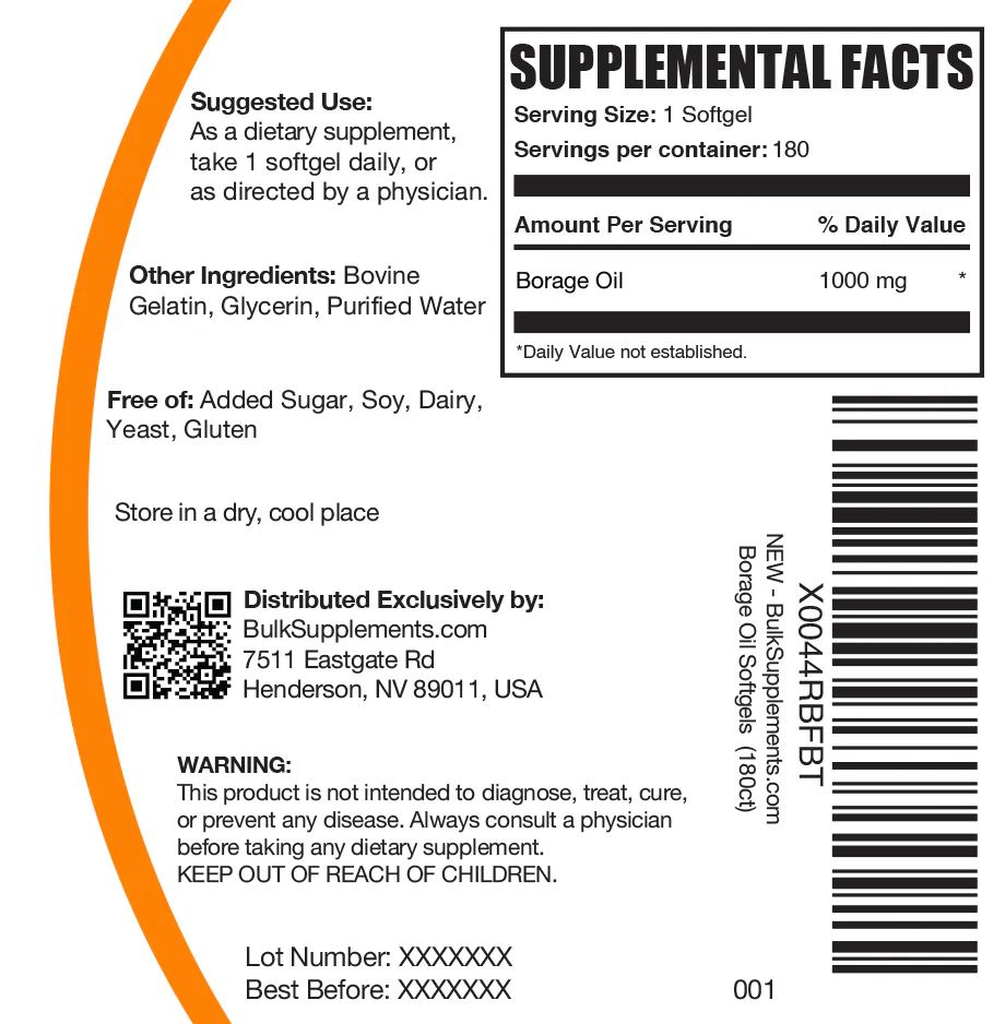 Borage Oil Softgels - Image 7