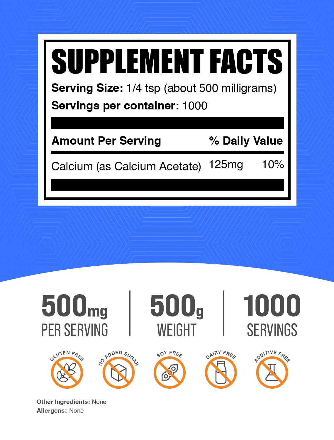 Calcium Acetate Powder - Image 2