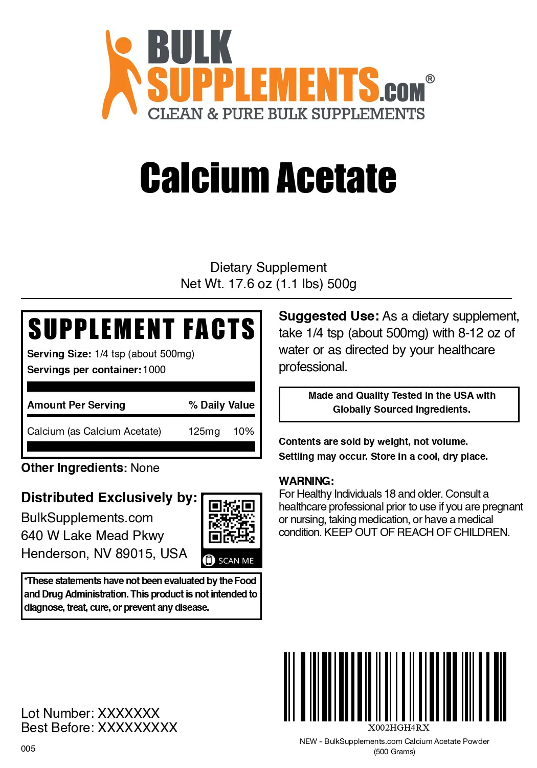 Calcium Acetate Powder - Image 6
