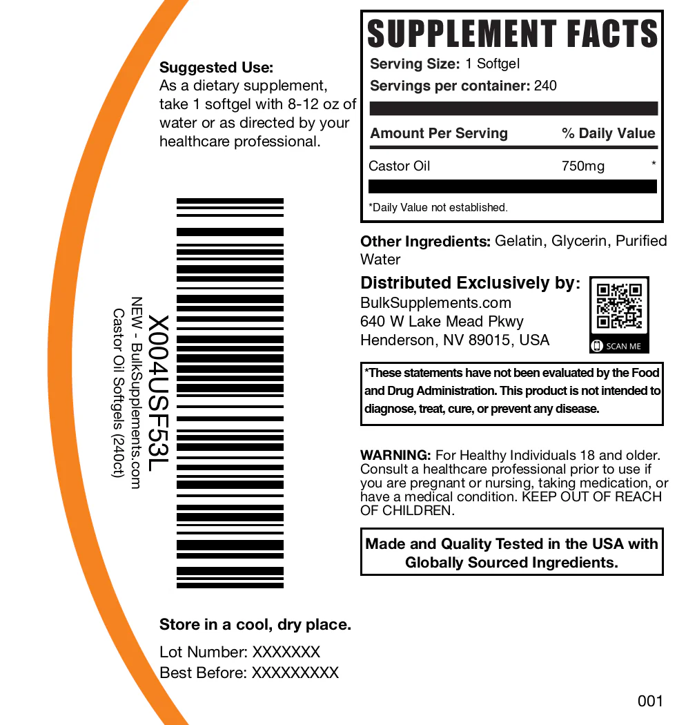 Castor Oil Softgels - Image 6