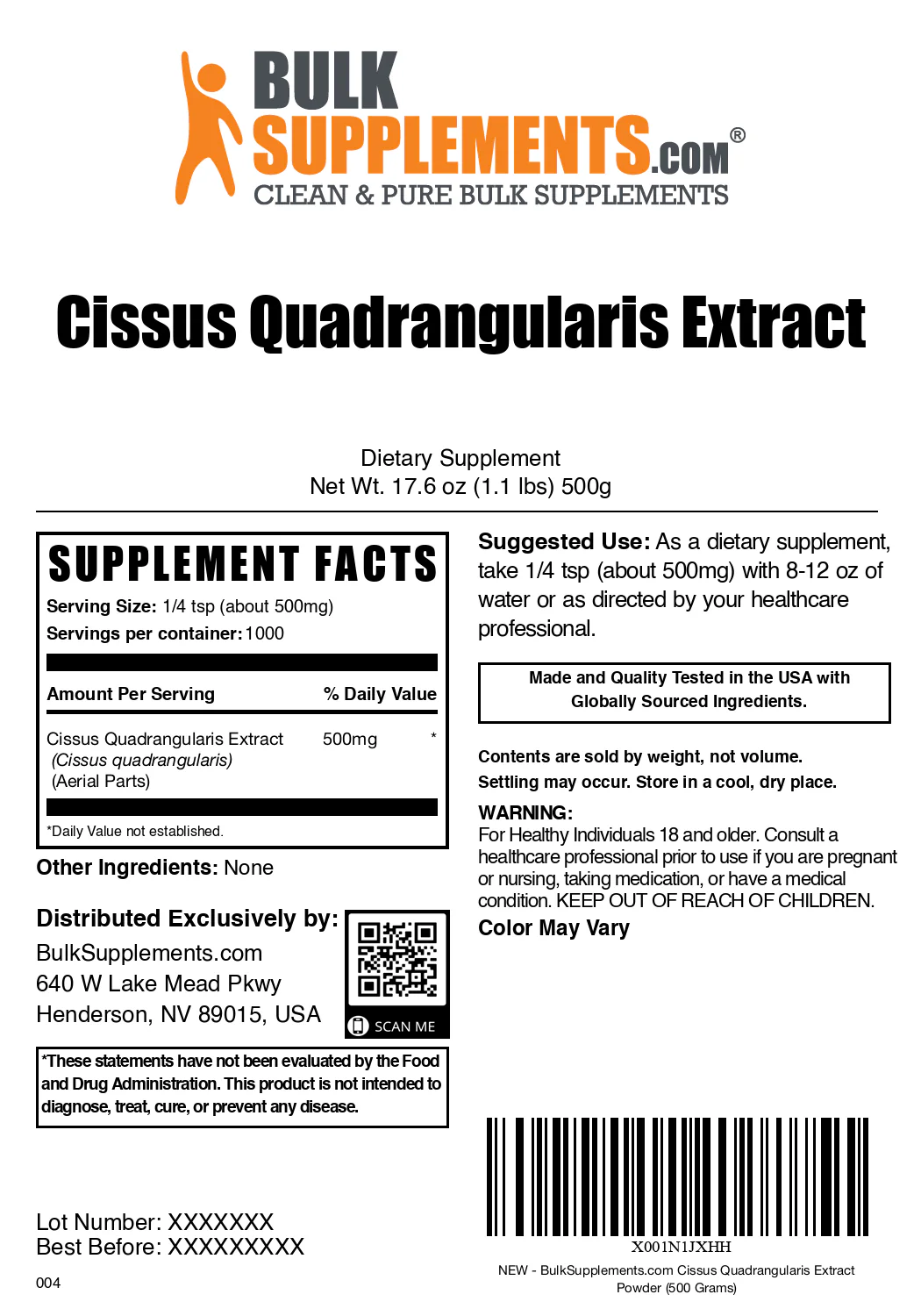 Cissus Quadrangularis Extract Powder - Image 6
