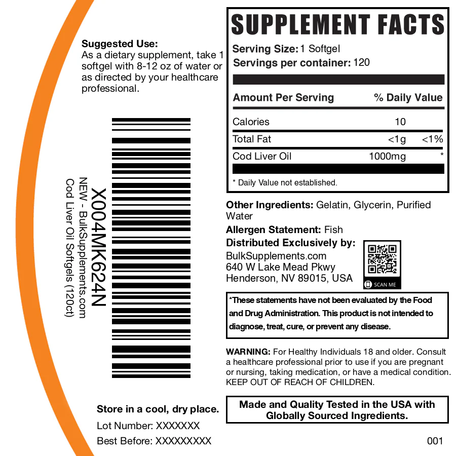 Cod Liver Oil Softgels - Image 6