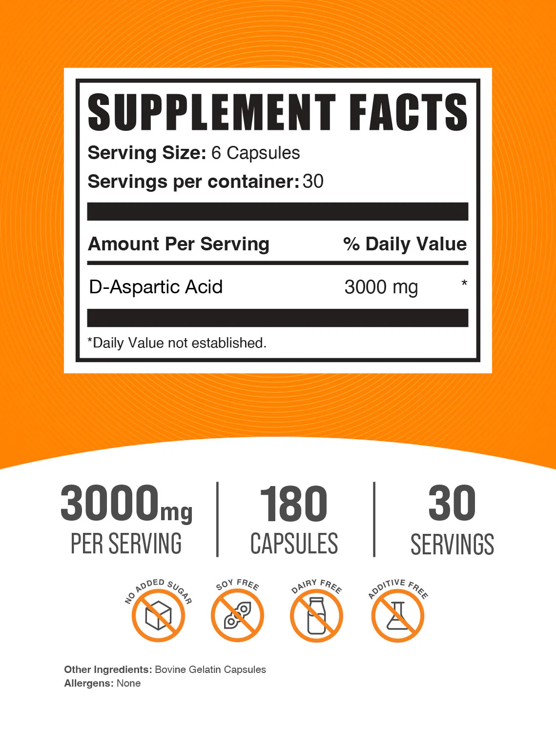 D-Aspartic Acid Capsules - Image 2
