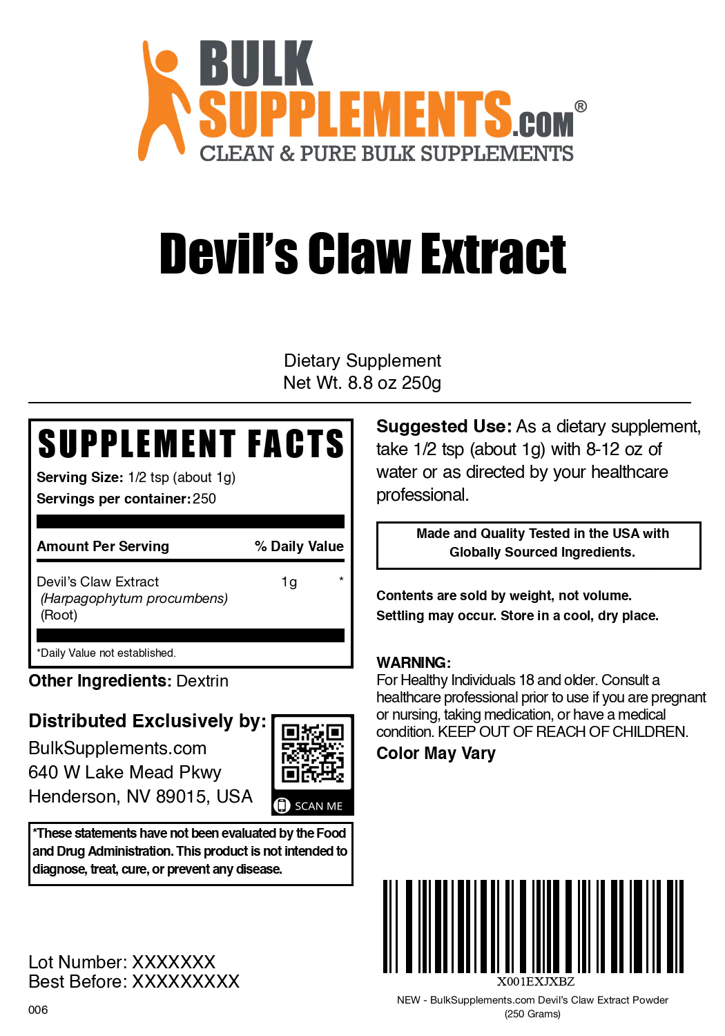 Devil's Claw Extract Powder - Image 6