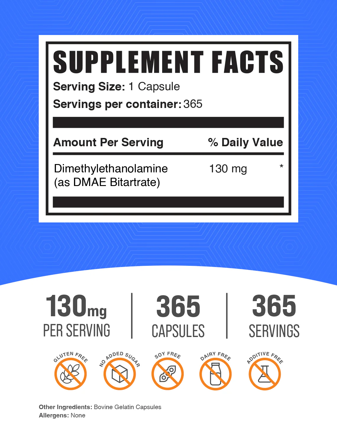 DMAE-Bitartrate Capsules - Image 2