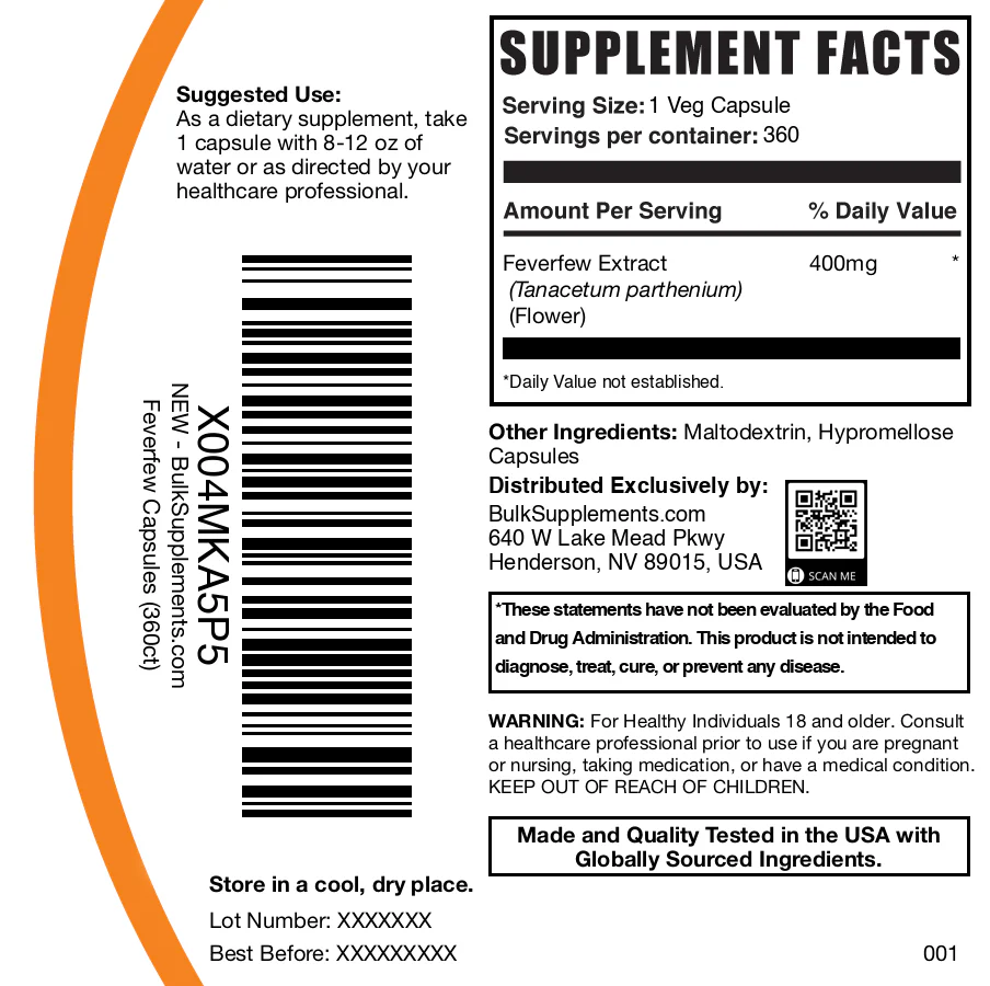 Feverfew Extract Capsules - Image 6
