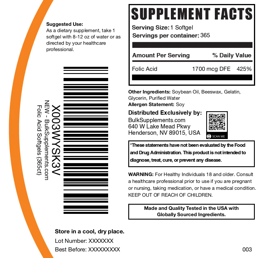 Folic Acid Softgels - Image 6