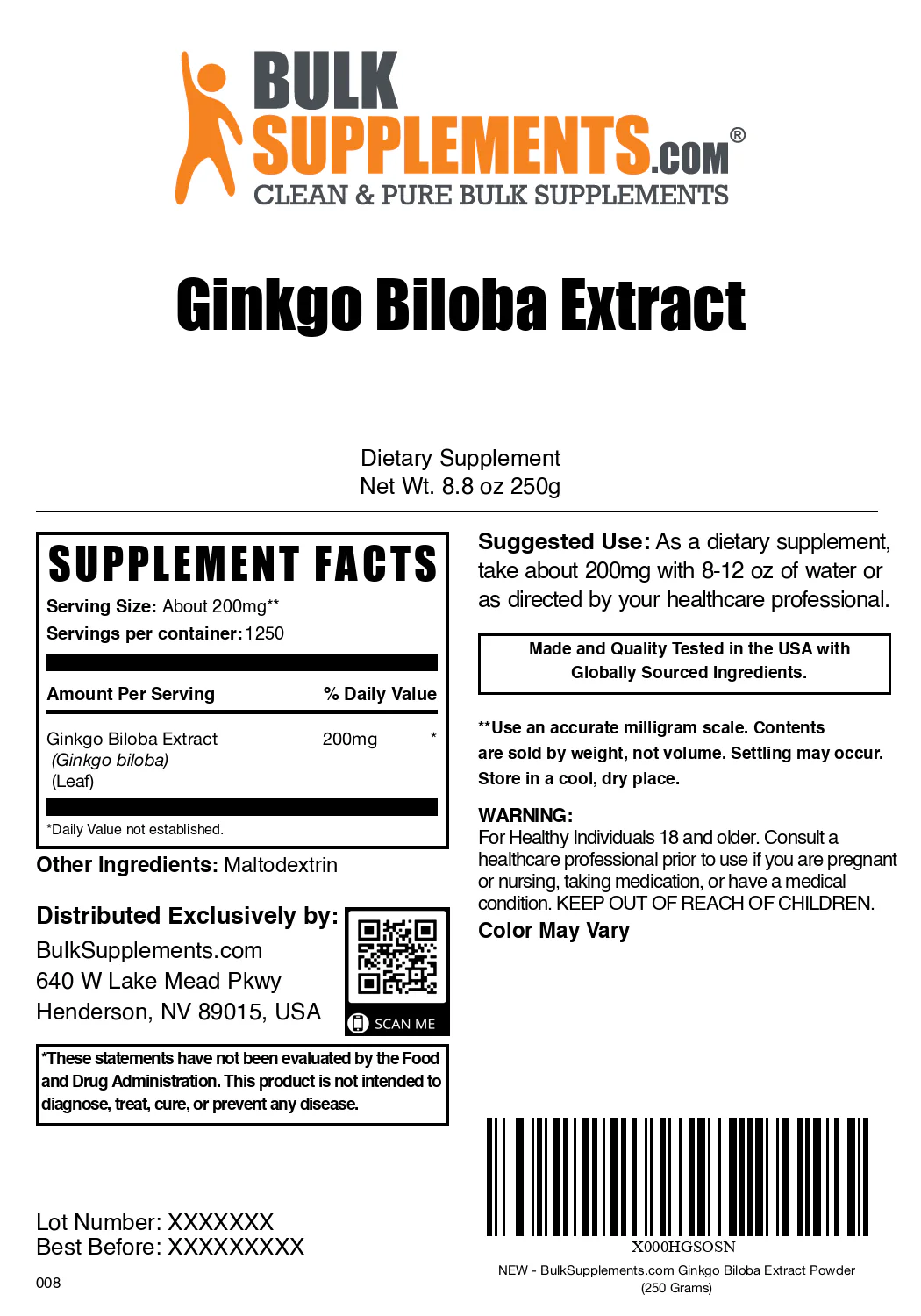 Ginkgo Biloba Extract Powder - Image 6