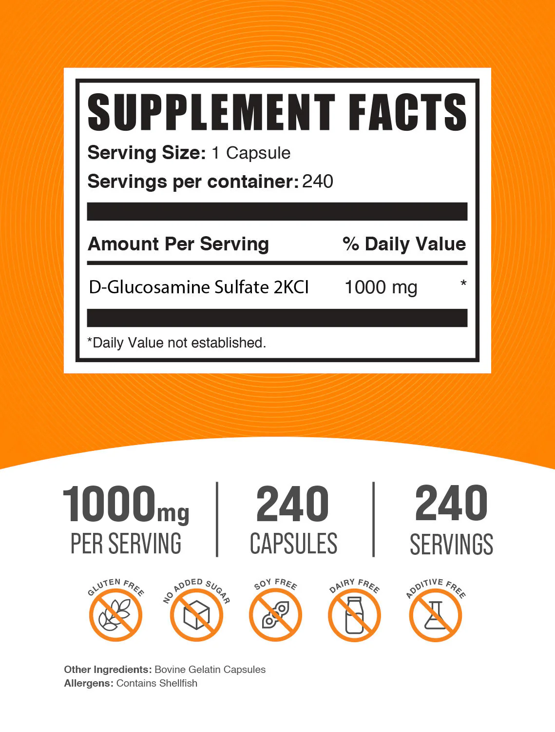 Glucosamine Sulfate Capsules - Image 2