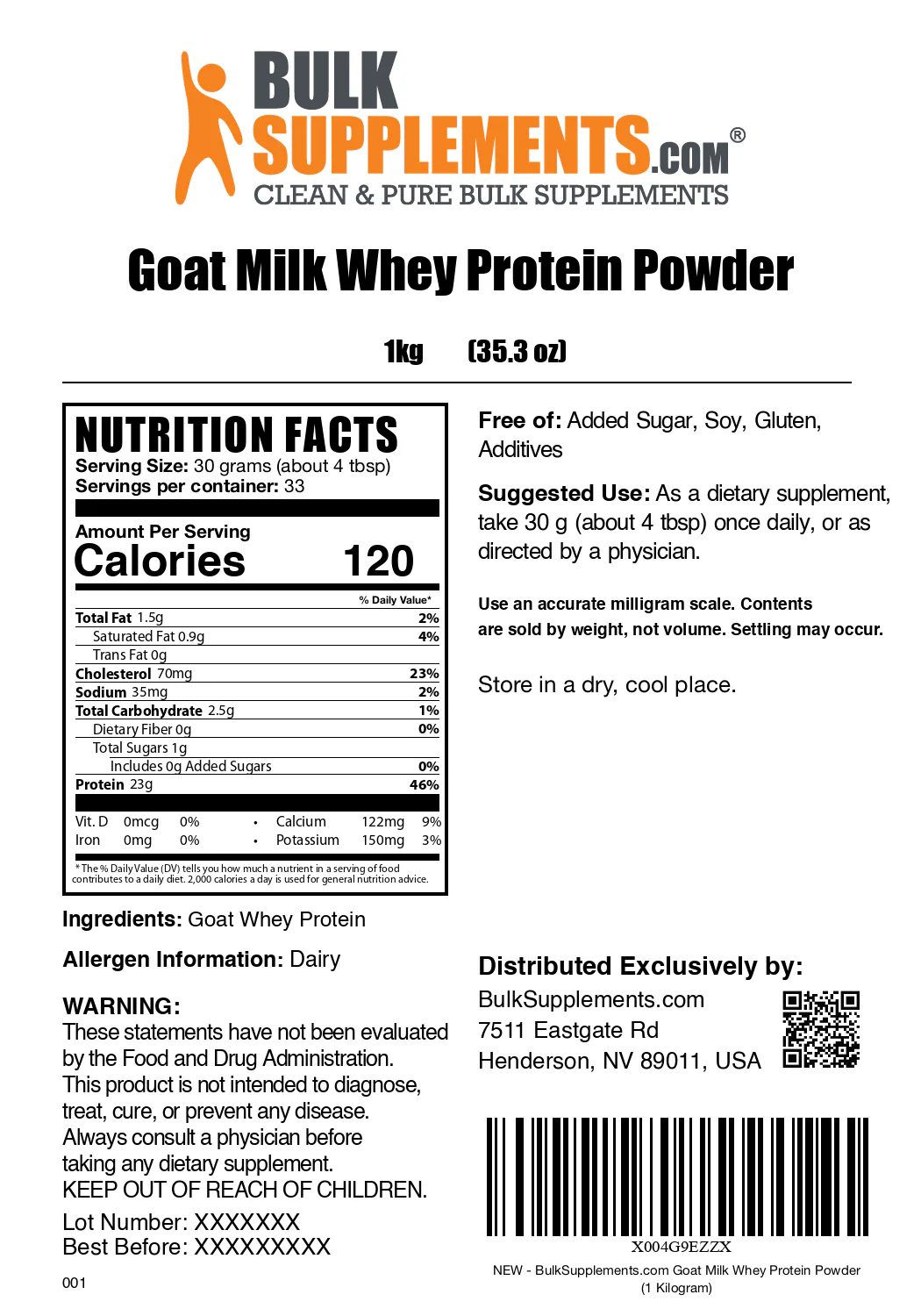 Goat Milk Whey Protein Concentrate Powder - Image 6