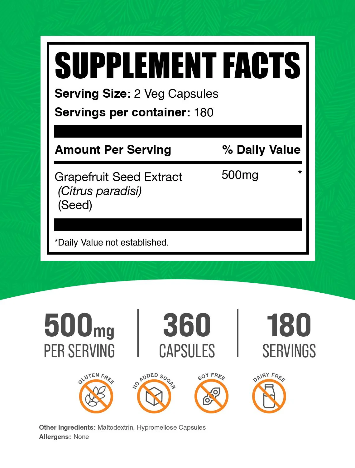 Grapefruit Seed Extract Capsules - Image 2