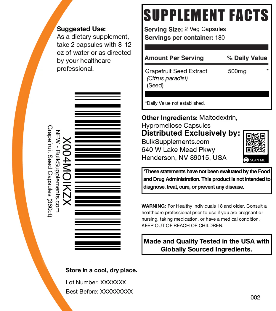 Grapefruit Seed Extract Capsules - Image 6