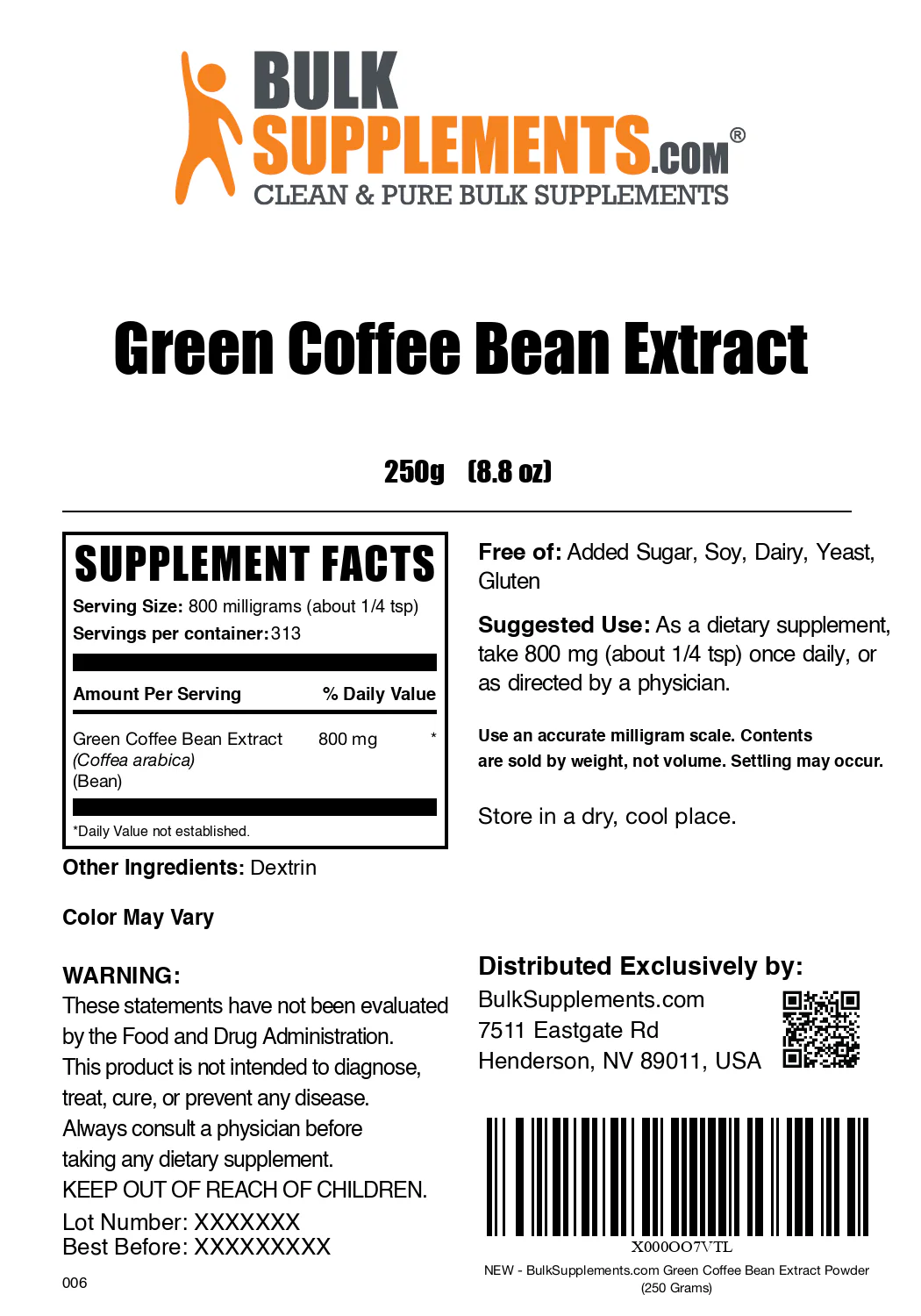 Green Coffee Bean Extract Powder - Image 6