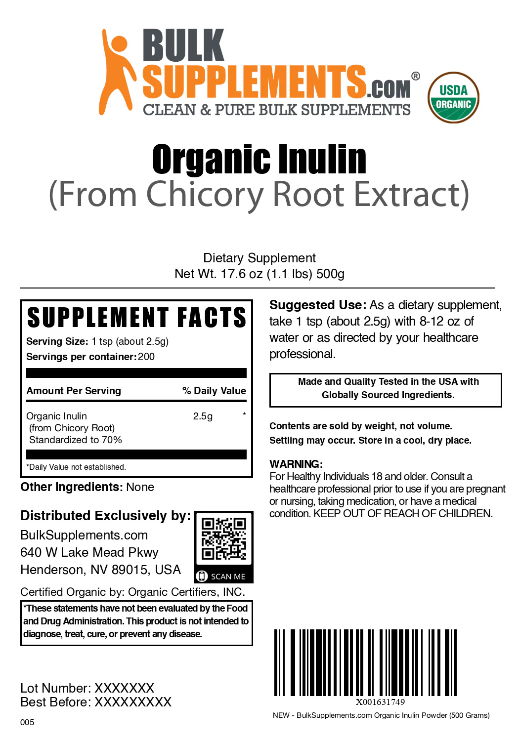 Organic Inulin Powder - Image 6