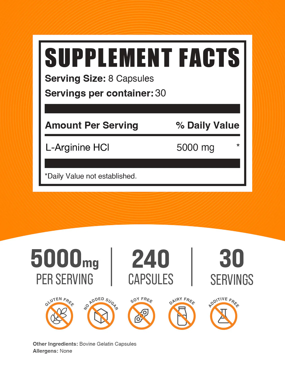 L-Arginine HCl Capsules - Image 2