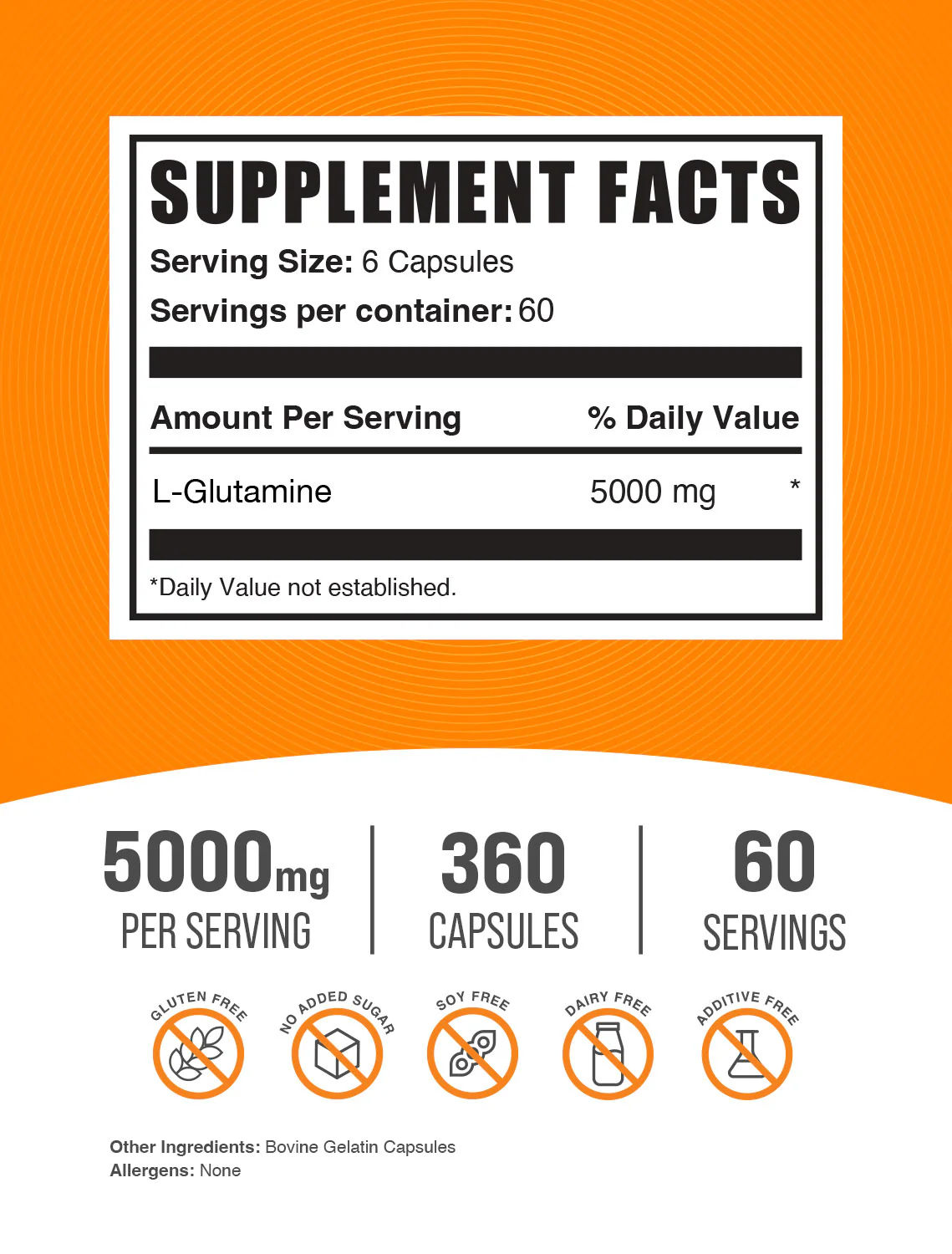 L-Glutamine Capsules - Image 2