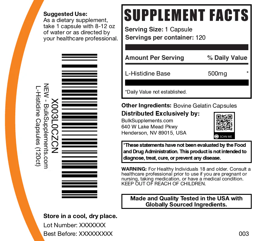 L-Histidine Capsules - Image 6