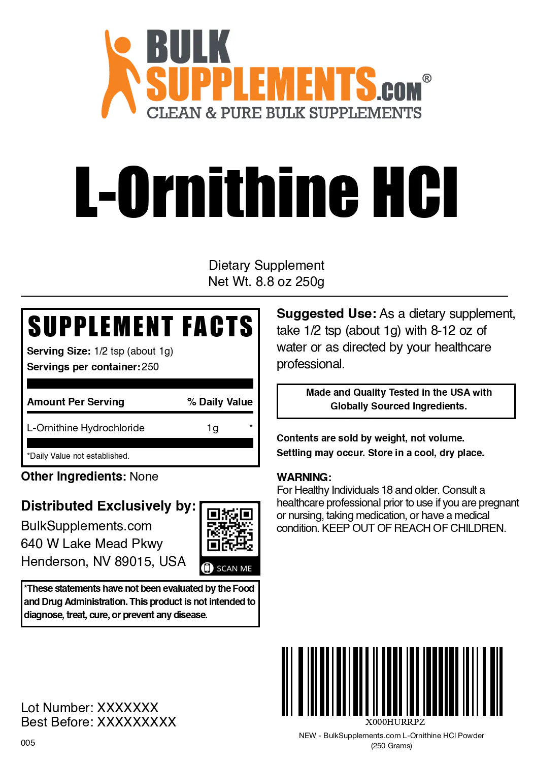 L-Ornithine HCl Powder - Image 6