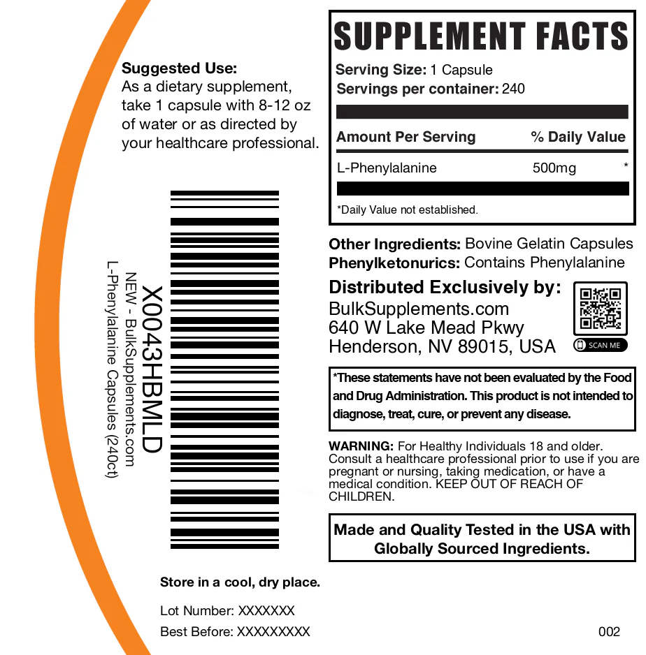 L-Phenylalanine Capsules - Image 7