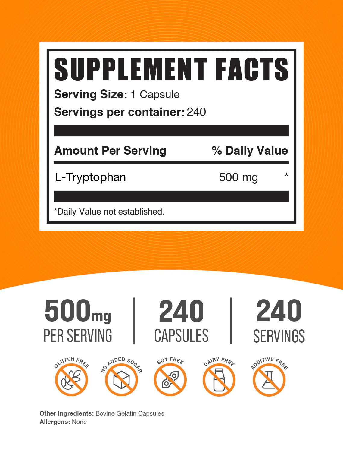 L-Tryptophan Capsules - Image 2