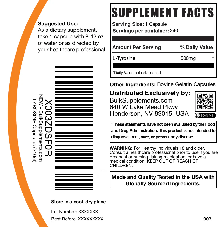L-Tyrosine Capsules - Image 7