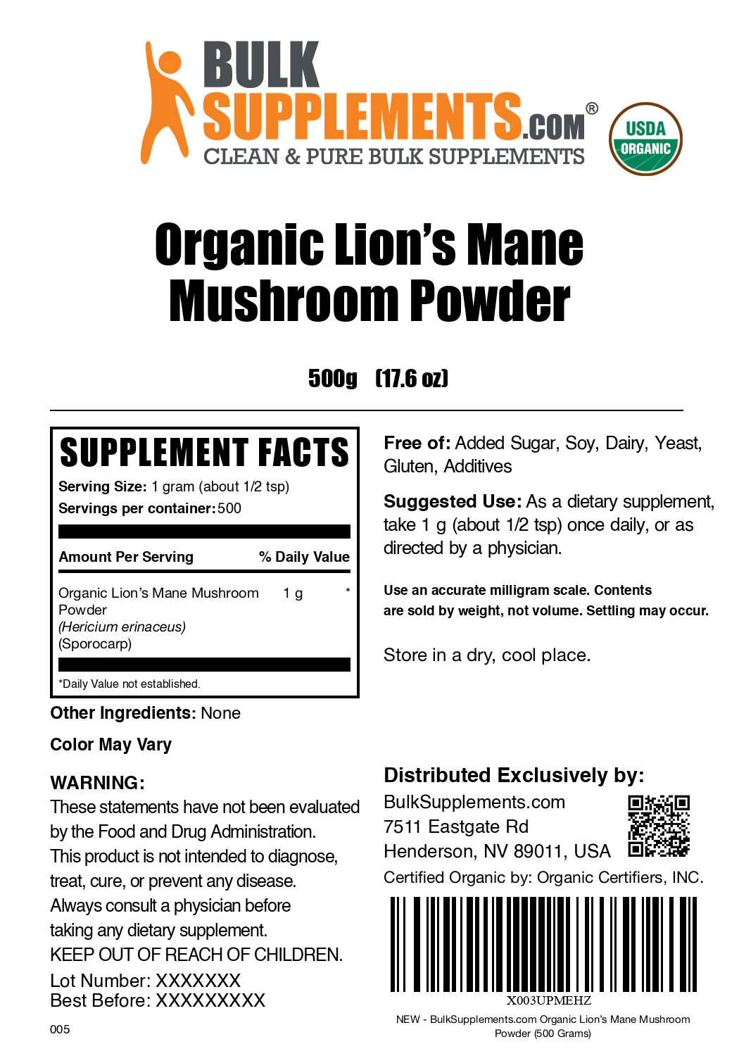 Organic Lion's Mane Powder - Image 6