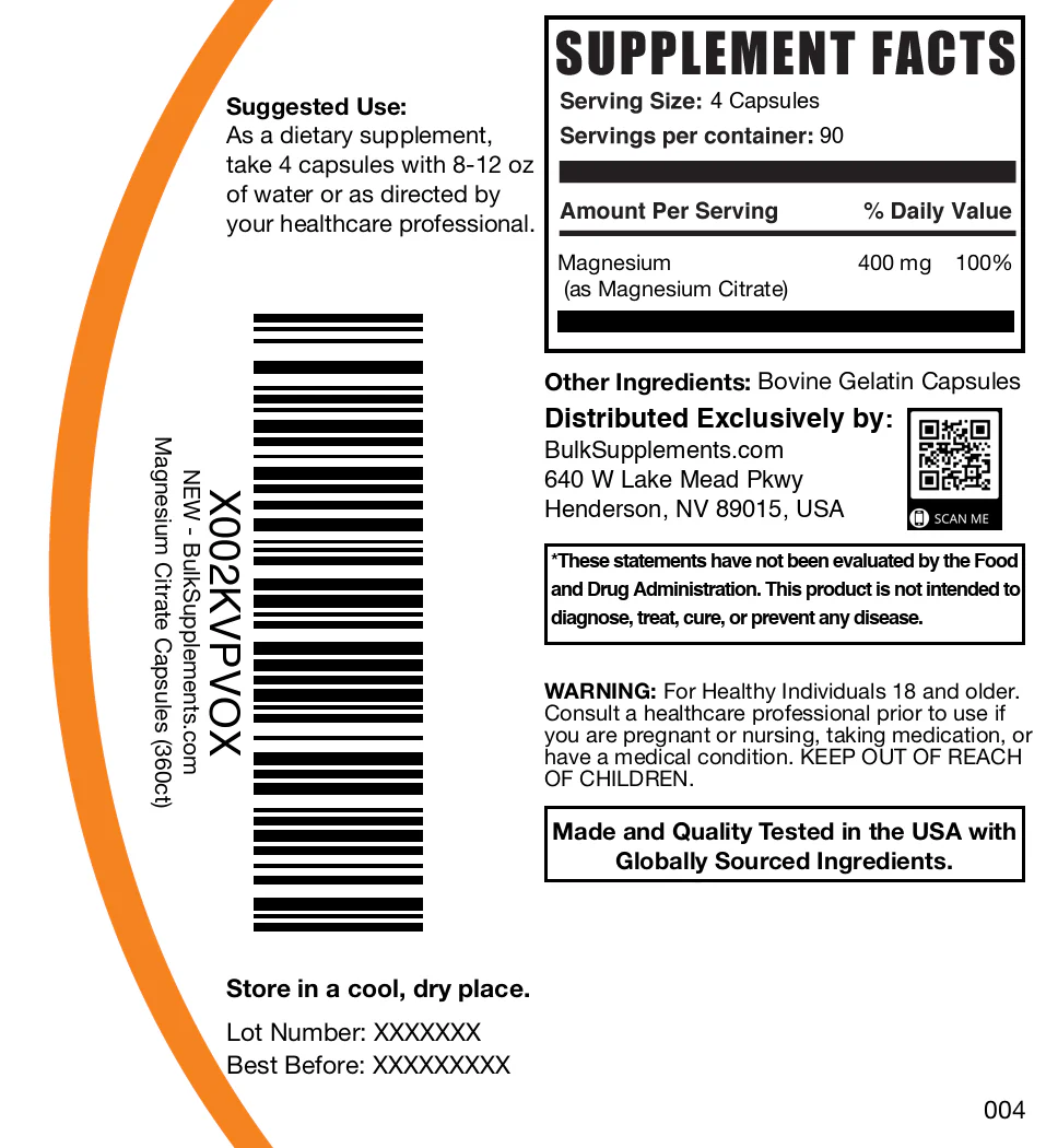 Magnesium Citrate Capsules - Image 6
