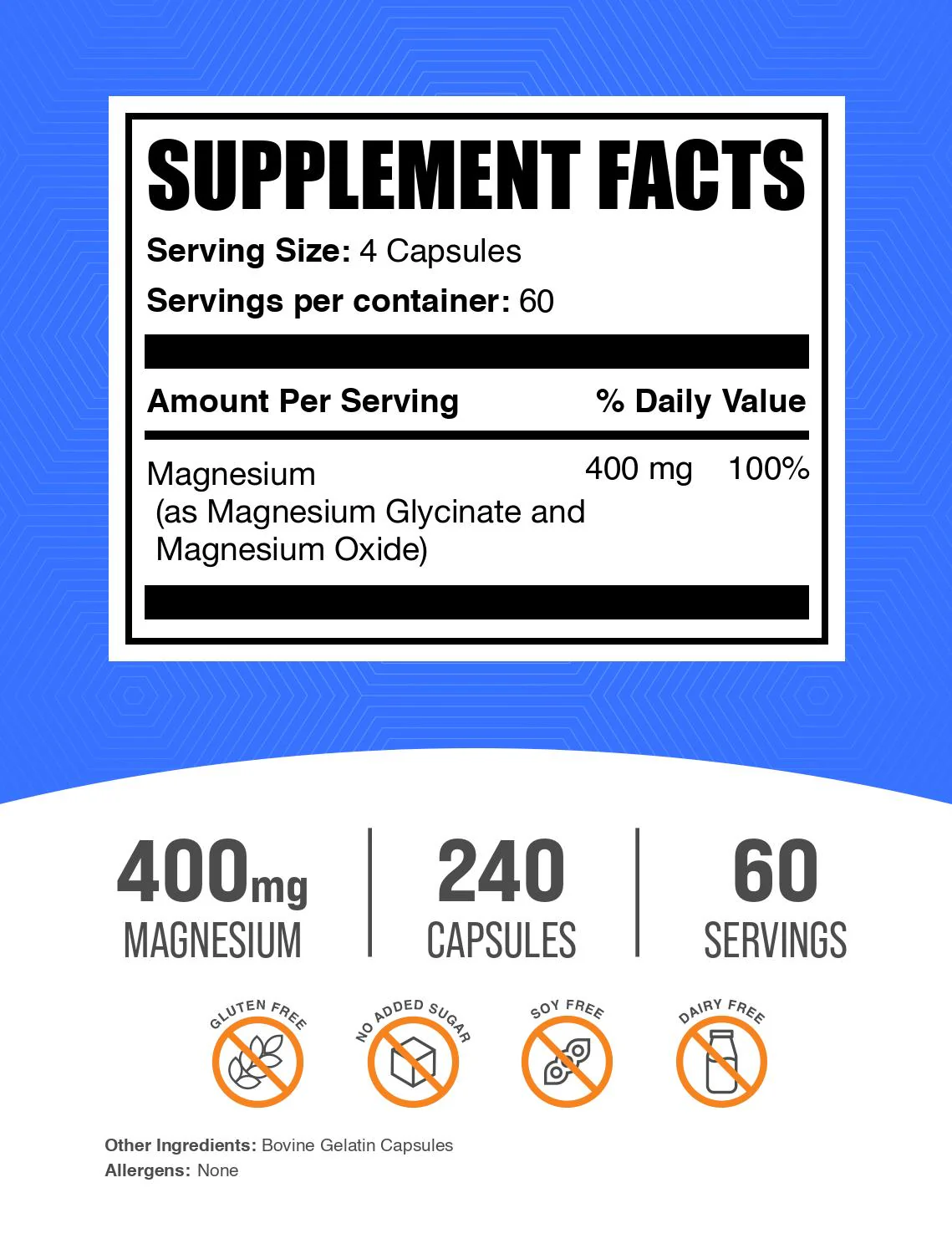 Magnesium Glycinate Capsules - Image 2