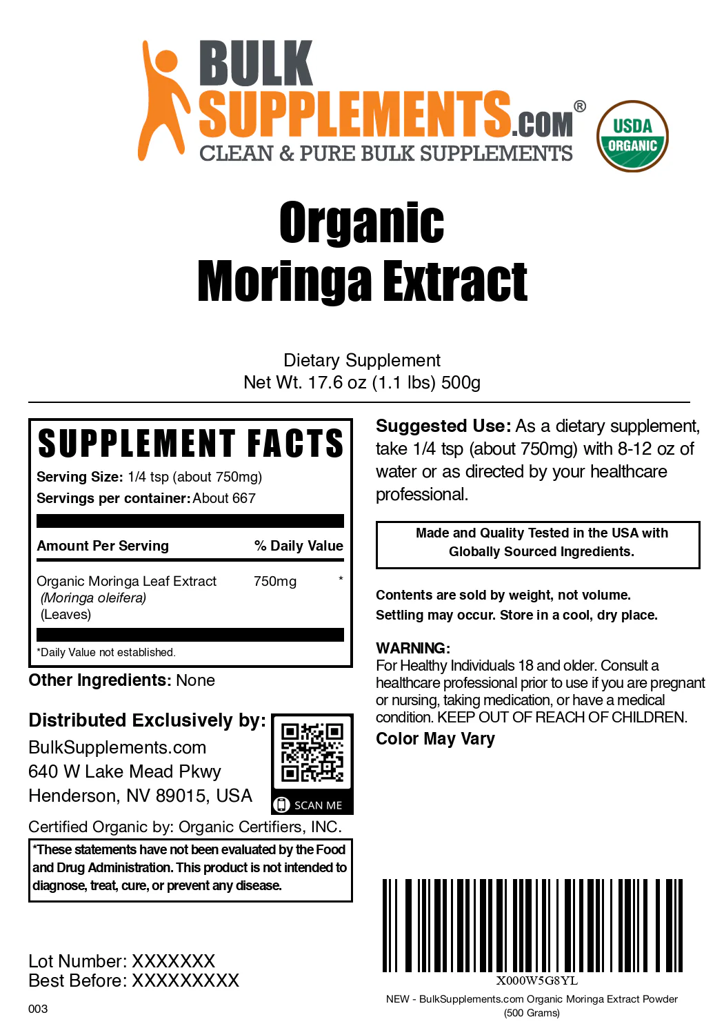 Organic Moringa Extract Powder - Image 6