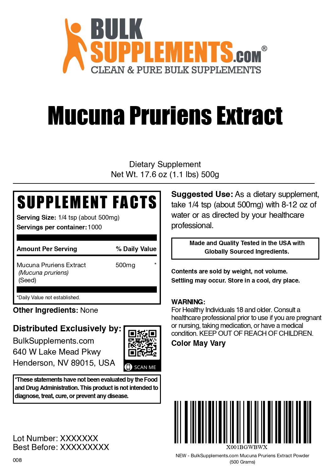 Mucuna Pruriens Extract Powder - Image 6