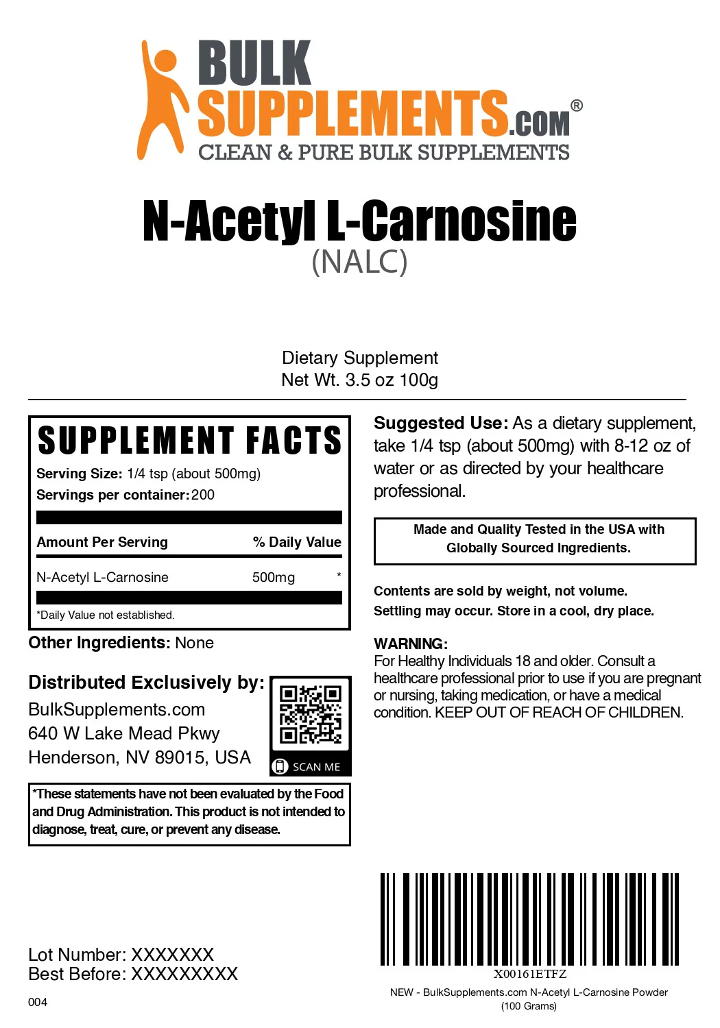 N-Acetyl L-Carnosine (NALC) Powder - Image 9