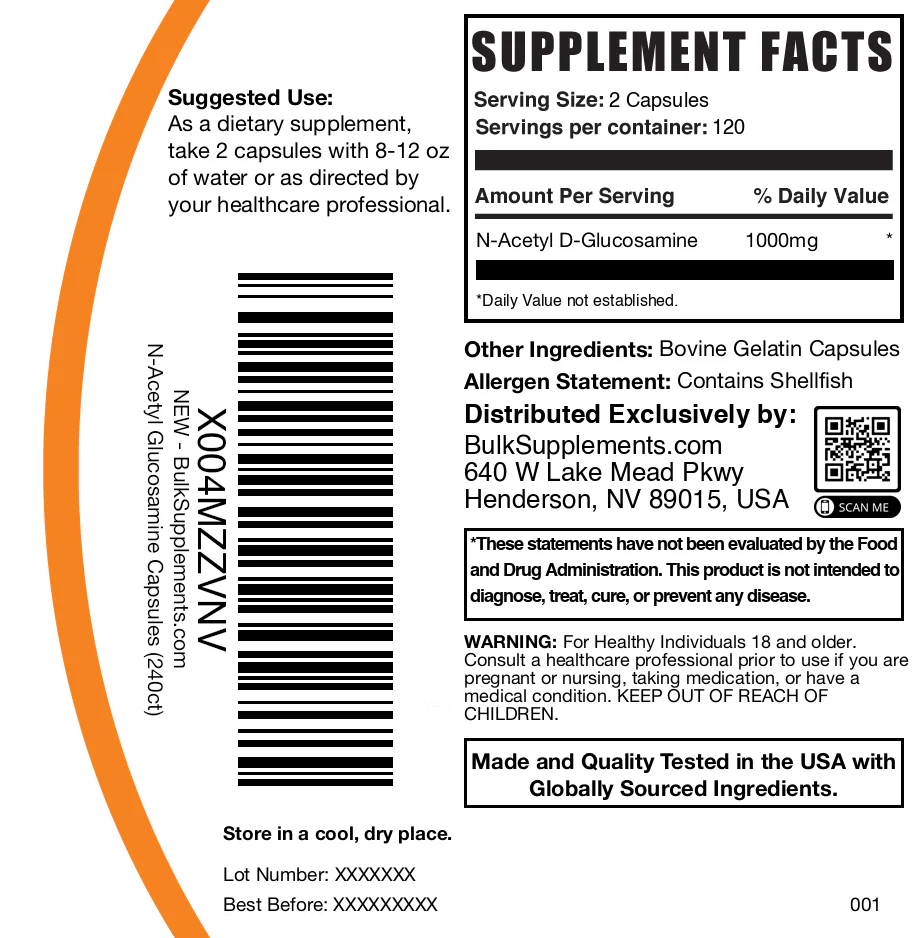 N-Acetyl D-Glucosamine (NAG) Capsules - Image 6