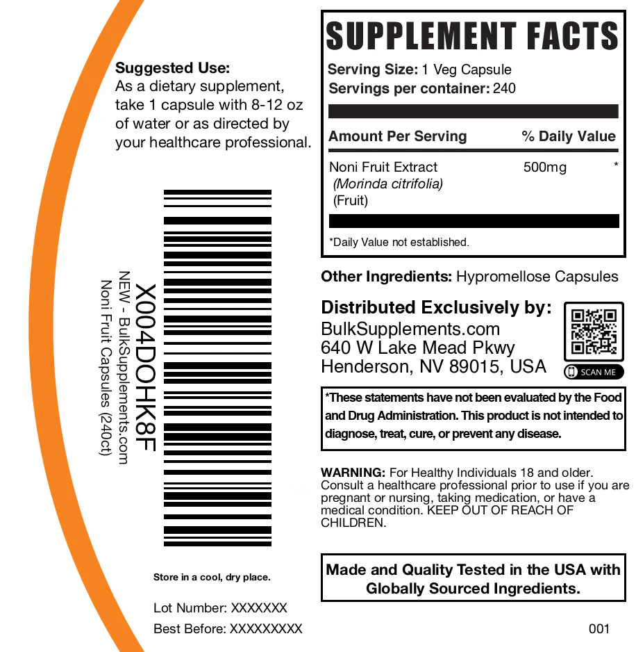 Noni Fruit Extract Capsules - Image 6