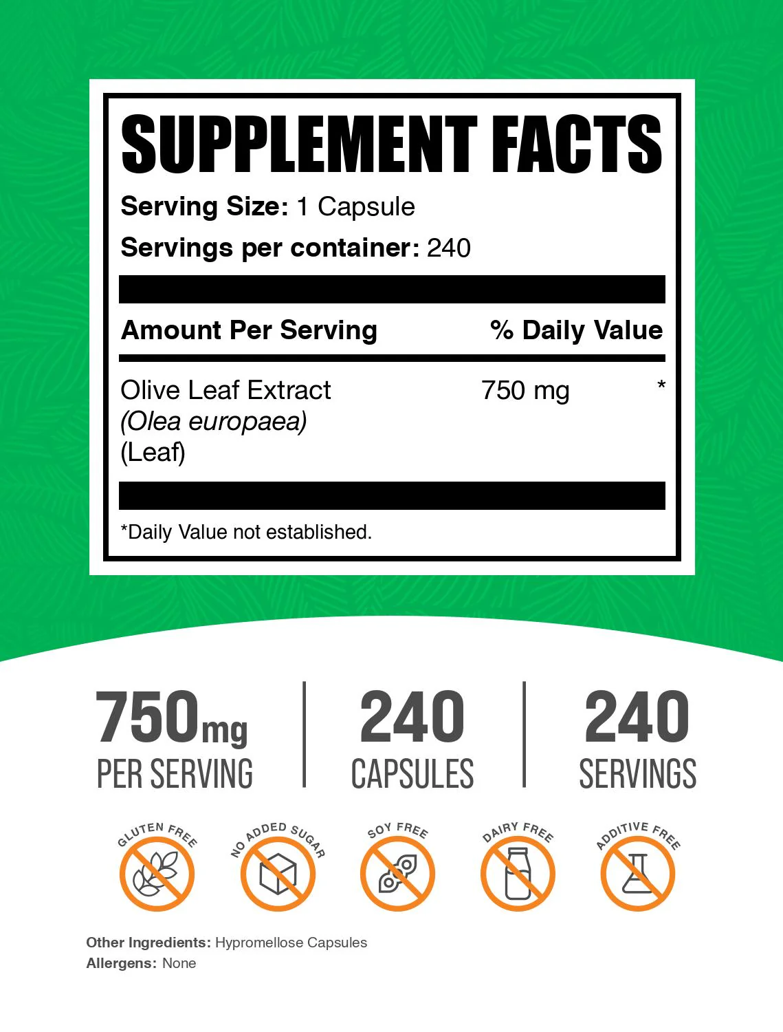 Olive Leaf Extract Capsules - Image 2