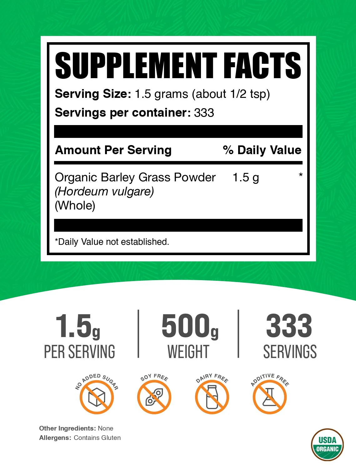 Organic Barley Grass Powder - Image 2