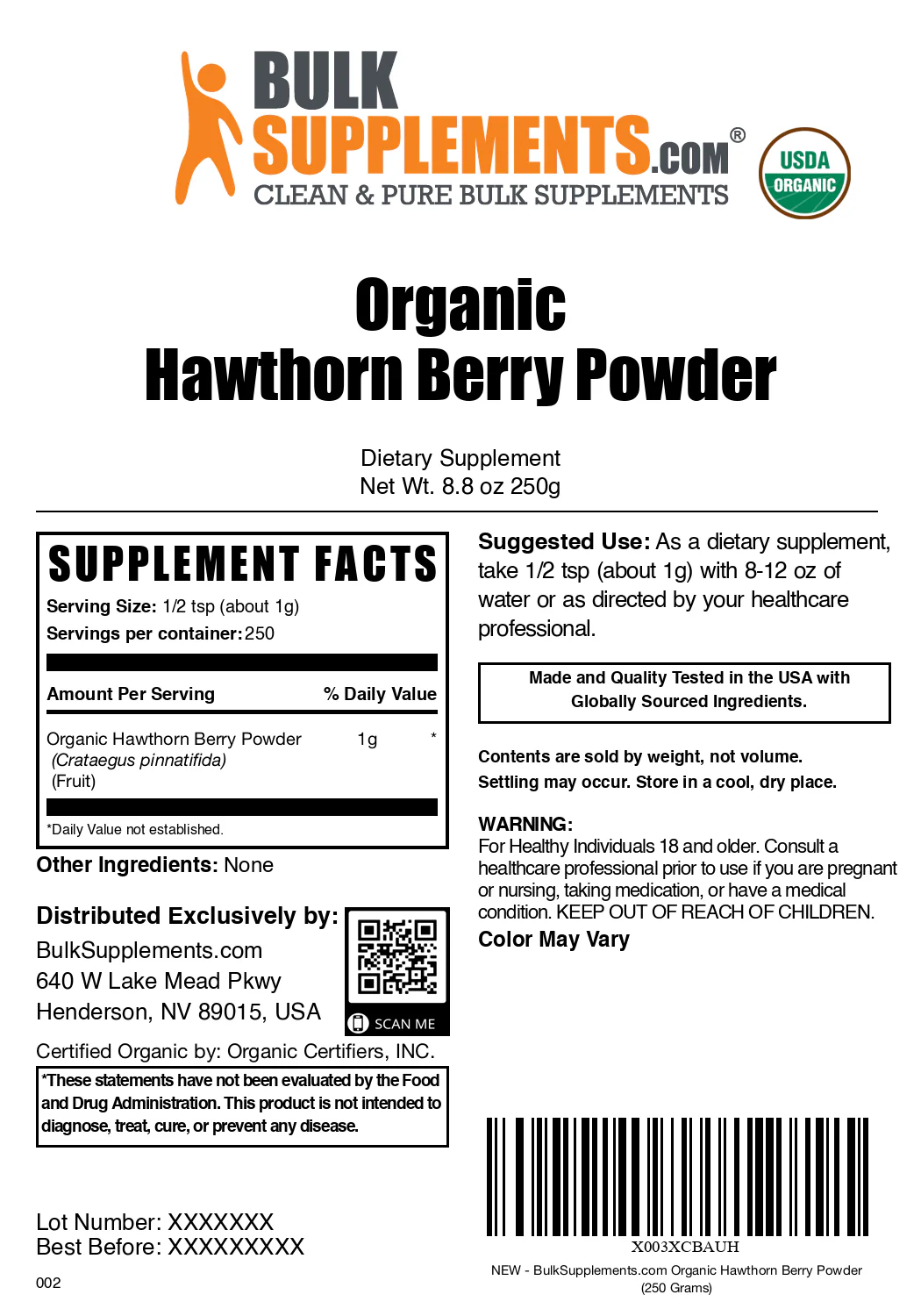 Organic Hawthorn Berry Powder - Image 6
