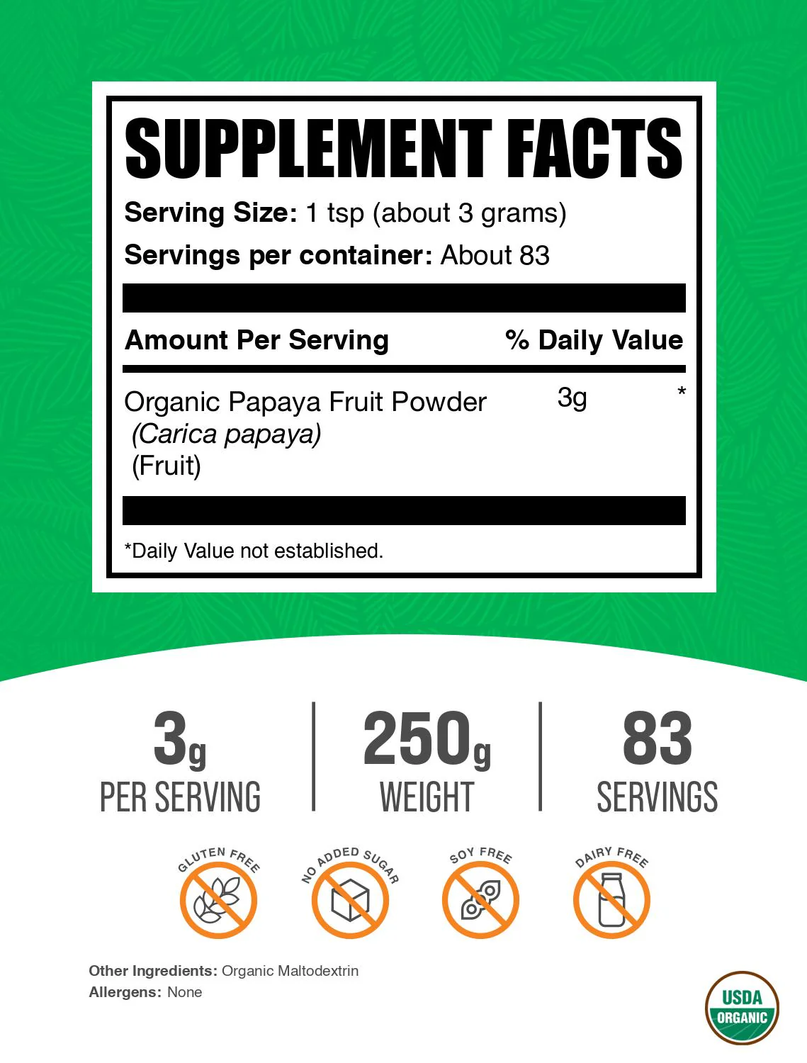 Papaya Fruit Powder - Image 2