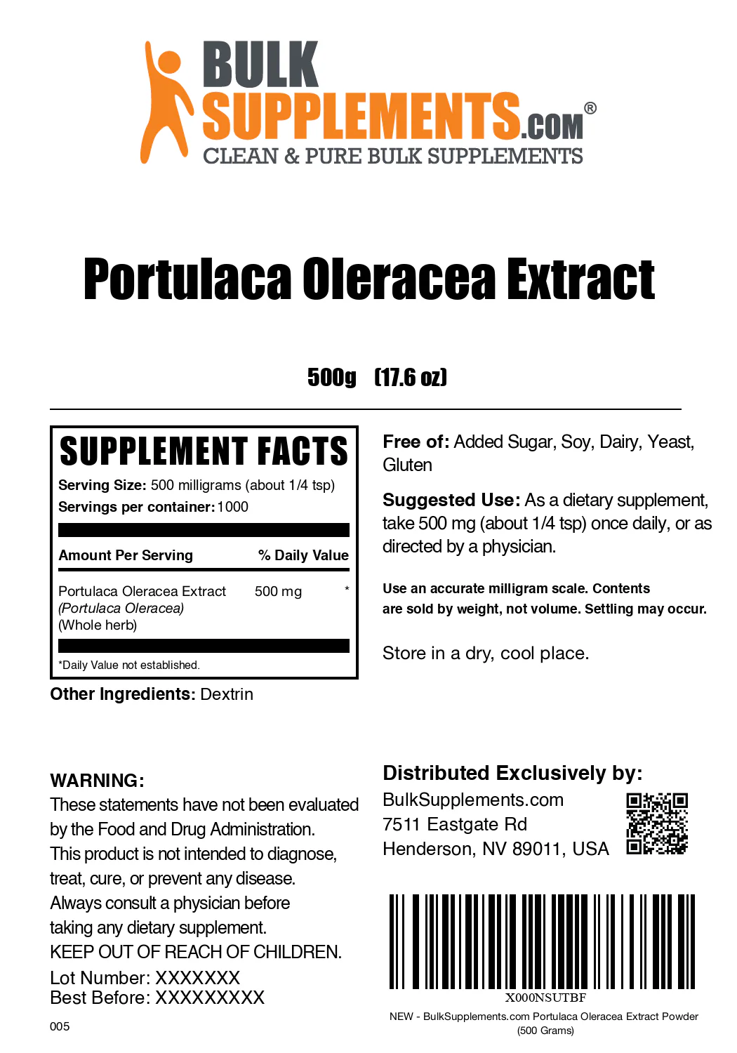 Portulaca Oleracea Extract (Purslane) Powder - Image 6
