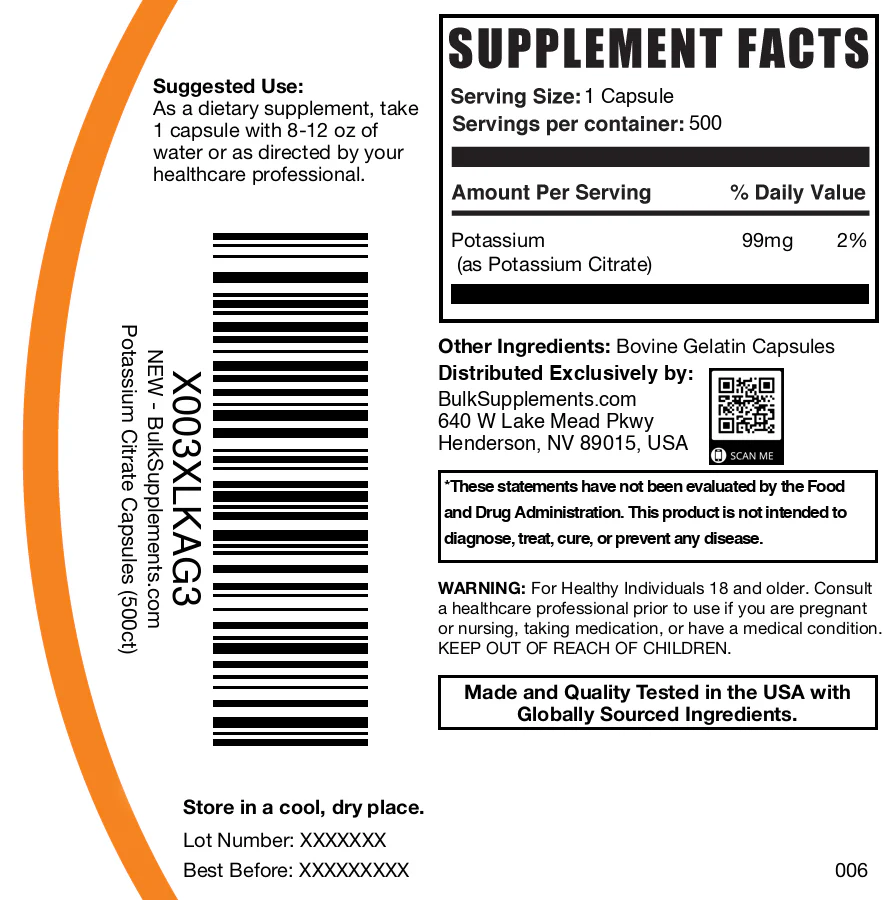 Potassium Citrate Capsules - Image 6